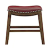 Homelegance Ordway 18 Dining Stool, Red