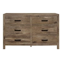 Contemporary 6-Drawer Dresser