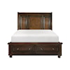 Homelegance Cumberland Queen Sleigh  Bed with FB Storage