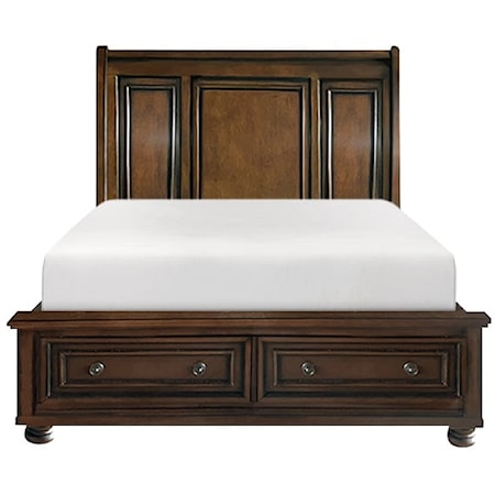 CA King Sleigh  Bed with FB Storage