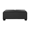 Homelegance Furniture 458-459 PVC Ottoman with 2 Storage/Covers