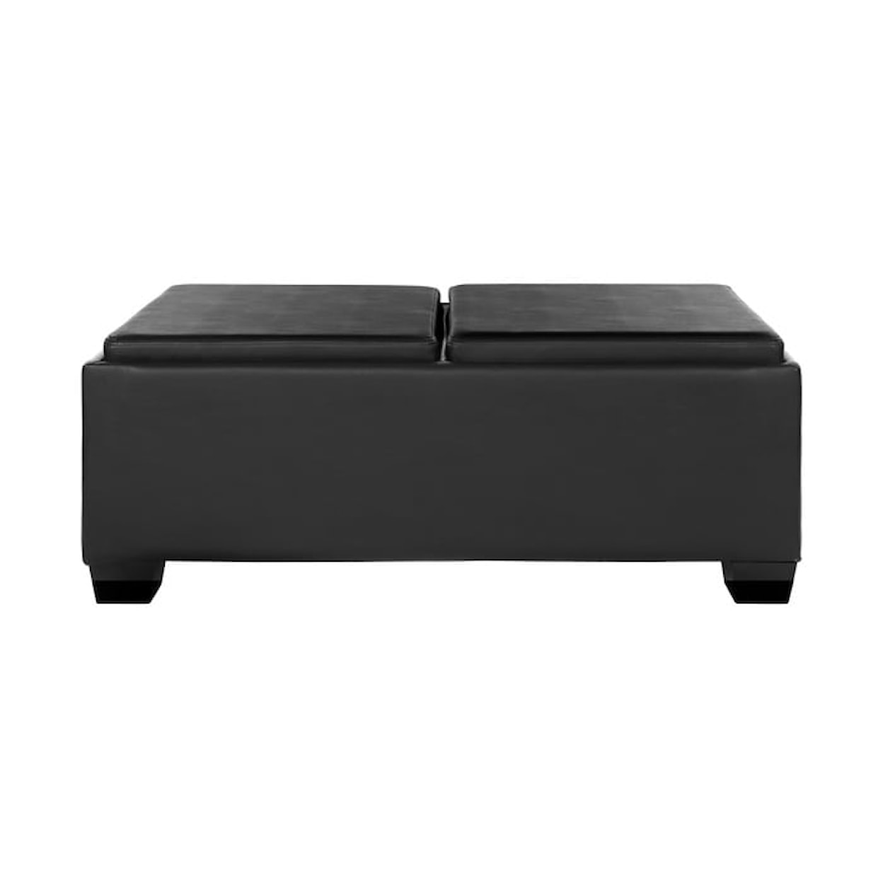 Homelegance Furniture 458-459 PVC Ottoman with 2 Storage/Covers