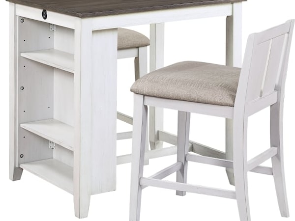 3-Piece Counter Height Dining Set