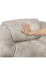 Homelegance Gainesville Casual Manual Reclining Sofa with Pillow Arm