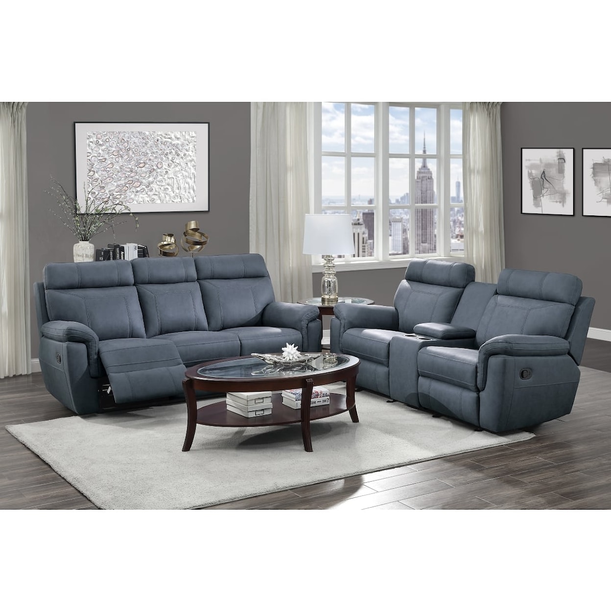 Homelegance Furniture Clifton Reclining Loveseat