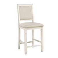 Transitional Upholstered Counter Height Chair
