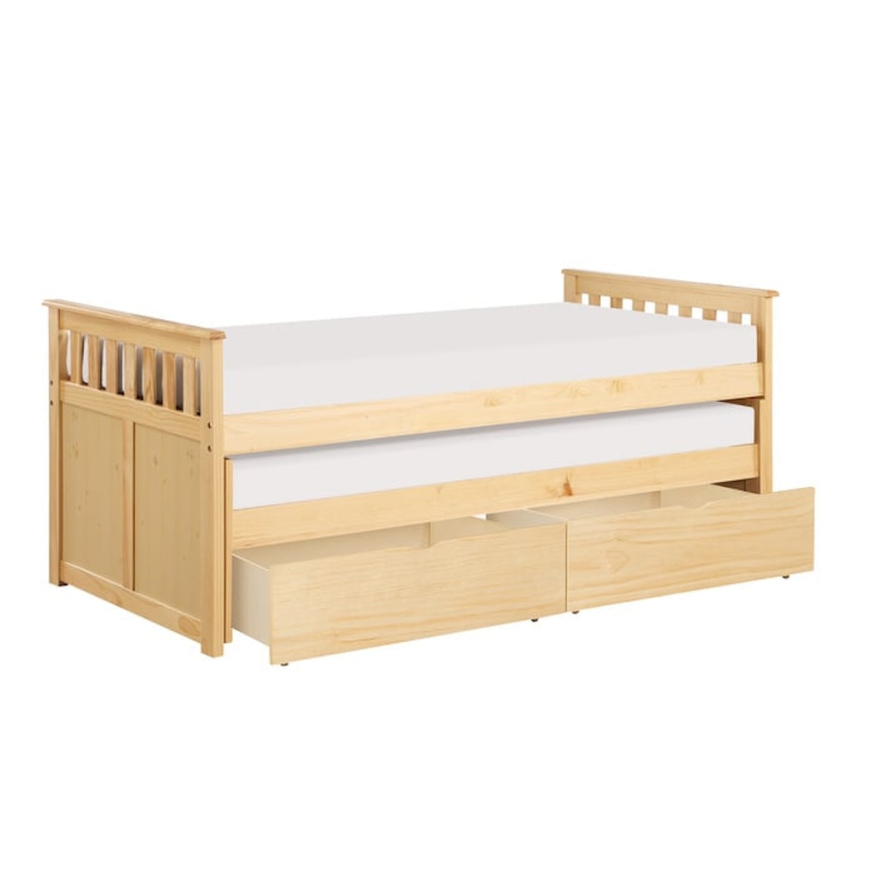 Homelegance Bartly Twin/Twin Bed with Storage Boxes