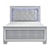 Homelegance Furniture Allura Glam California King Panel Bed with Upholstered LED Light Headboard
