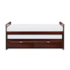 Homelegance Rowe Twin/Twin Bed with Storage Boxes