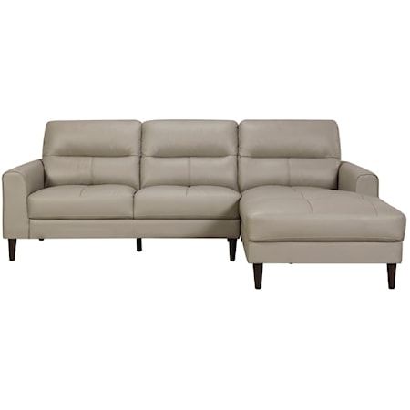 2-Piece Sectional with Right Chaise