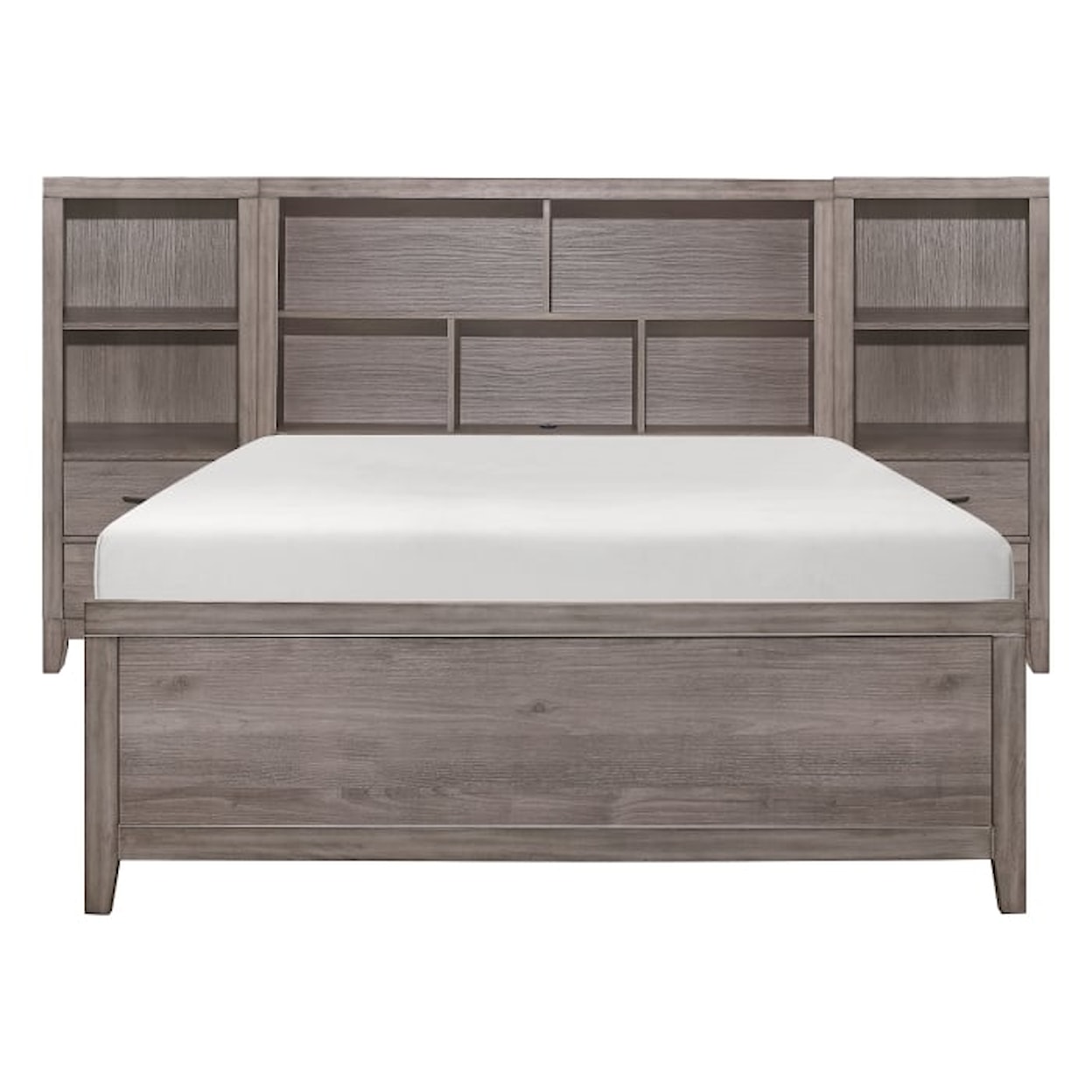 Homelegance Furniture Woodrow 4-Piece Queen Wall Bed