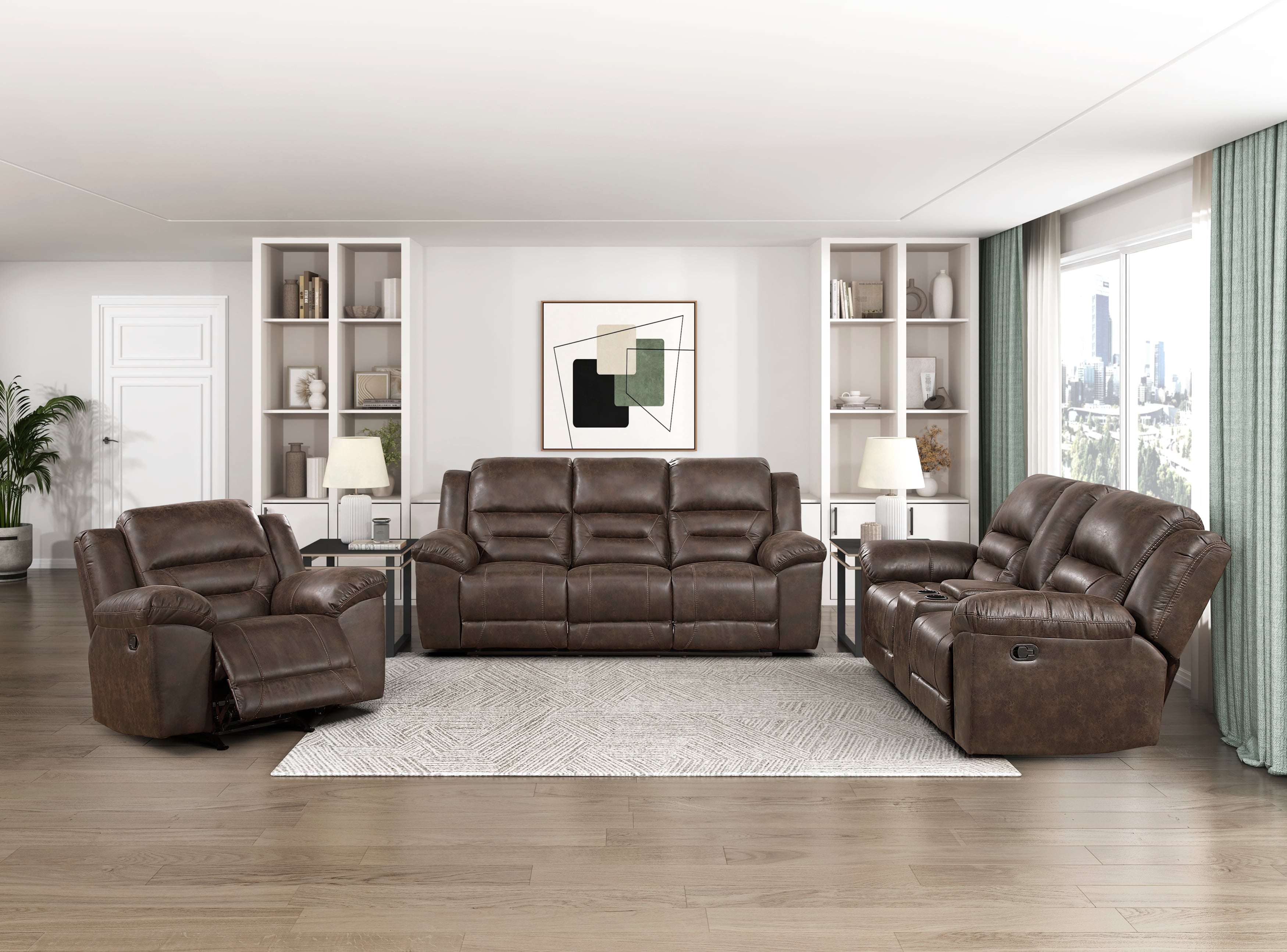 Manual Dual Reclining Sofa