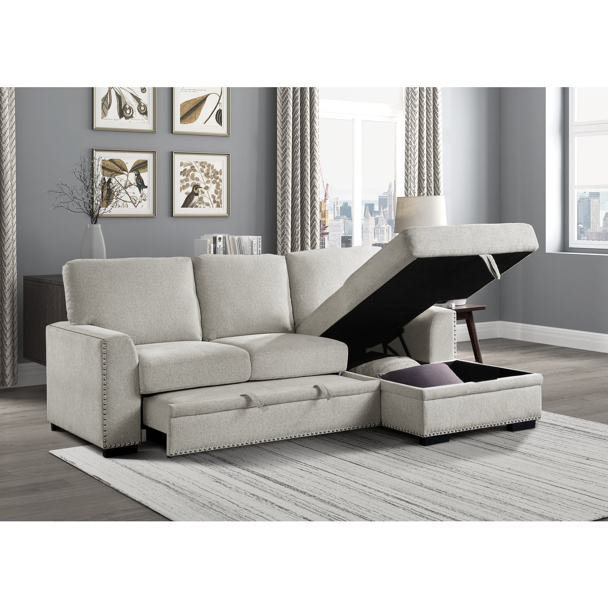 Homelegance Morelia 2-Piece Sectional Sofa