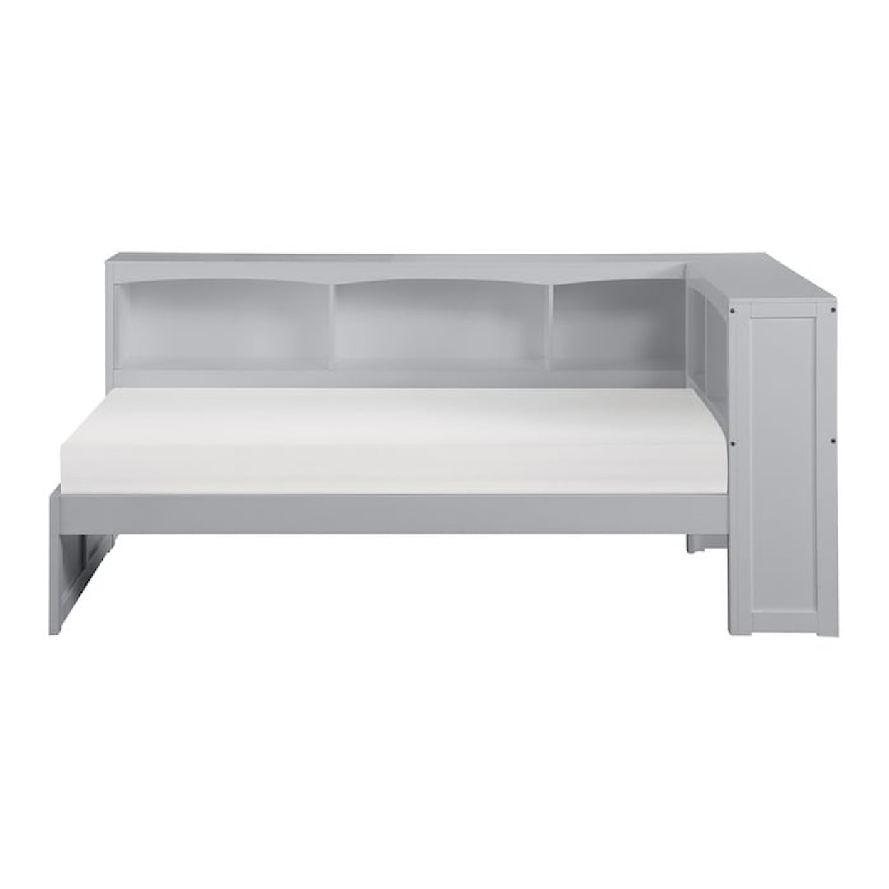 Homelegance Orion Twin Bookcase Corner Bed