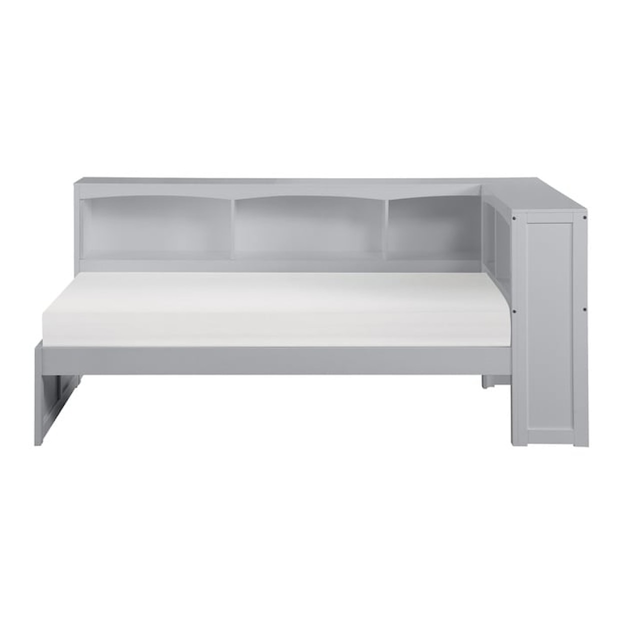Homelegance Furniture Orion Twin Bookcase Corner Bed