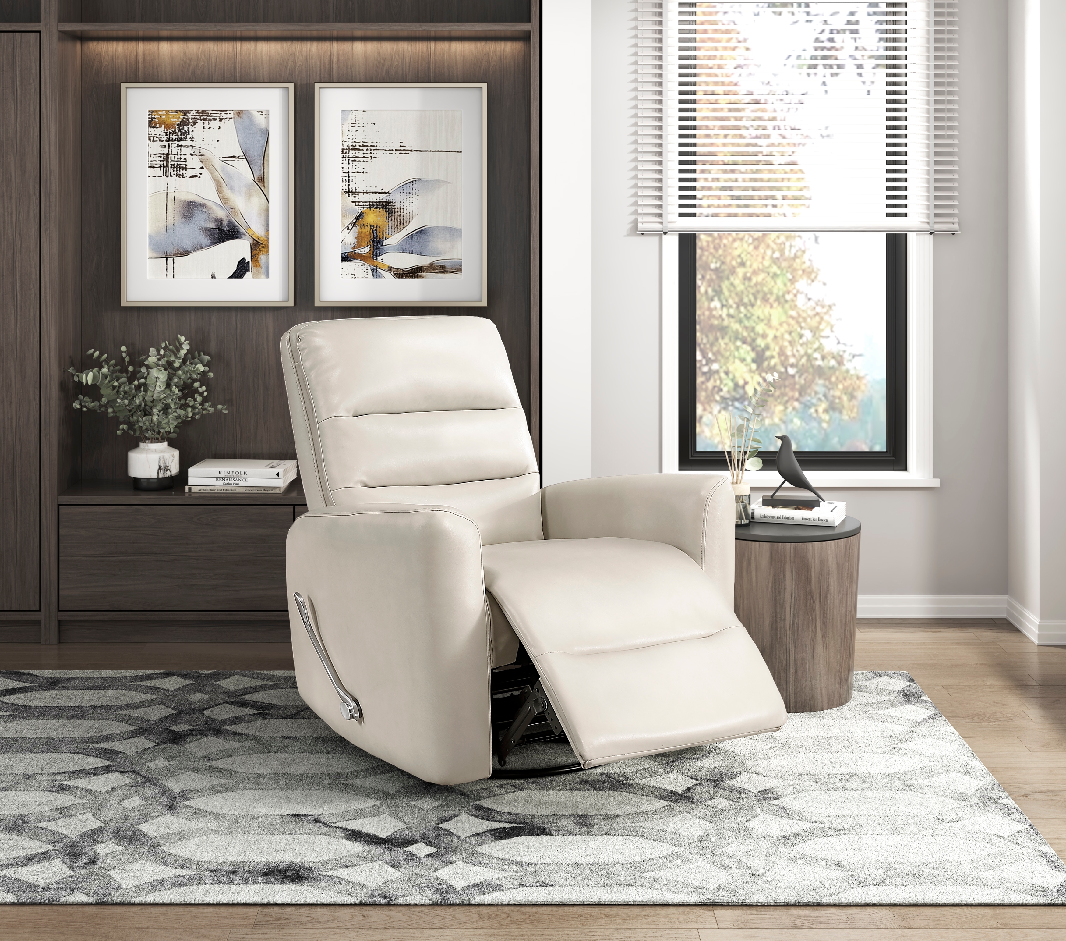 Homelegance Dimitri Manual Swivel Glider Recliner