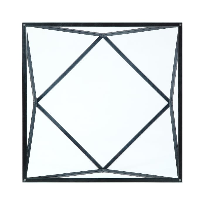 Square Glass Cocktail Table