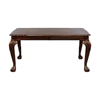 Traditional Dining Table with 18" Extension Leaf