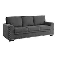 Transitional Sofa with Nailhead Trim