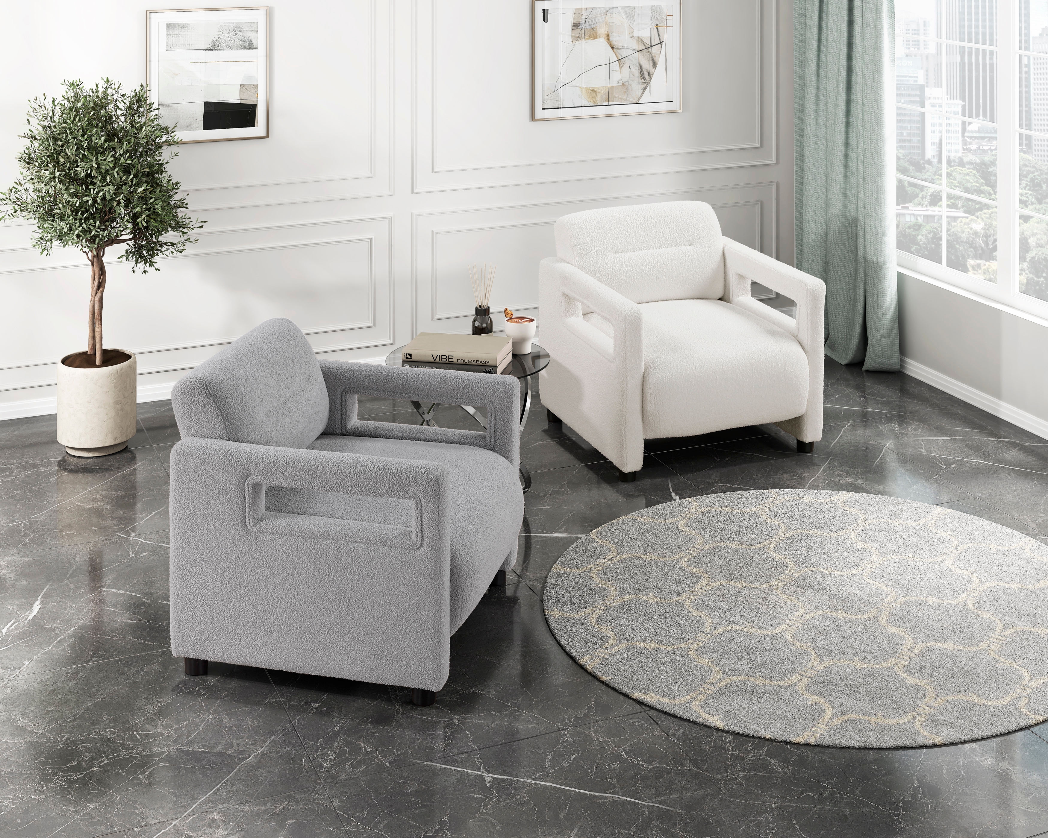 Homelegance Orson Upholstered Accent Chair