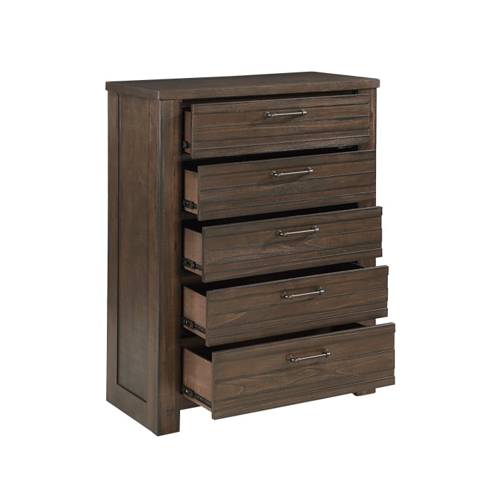 Rustic 5-Drawer Chest