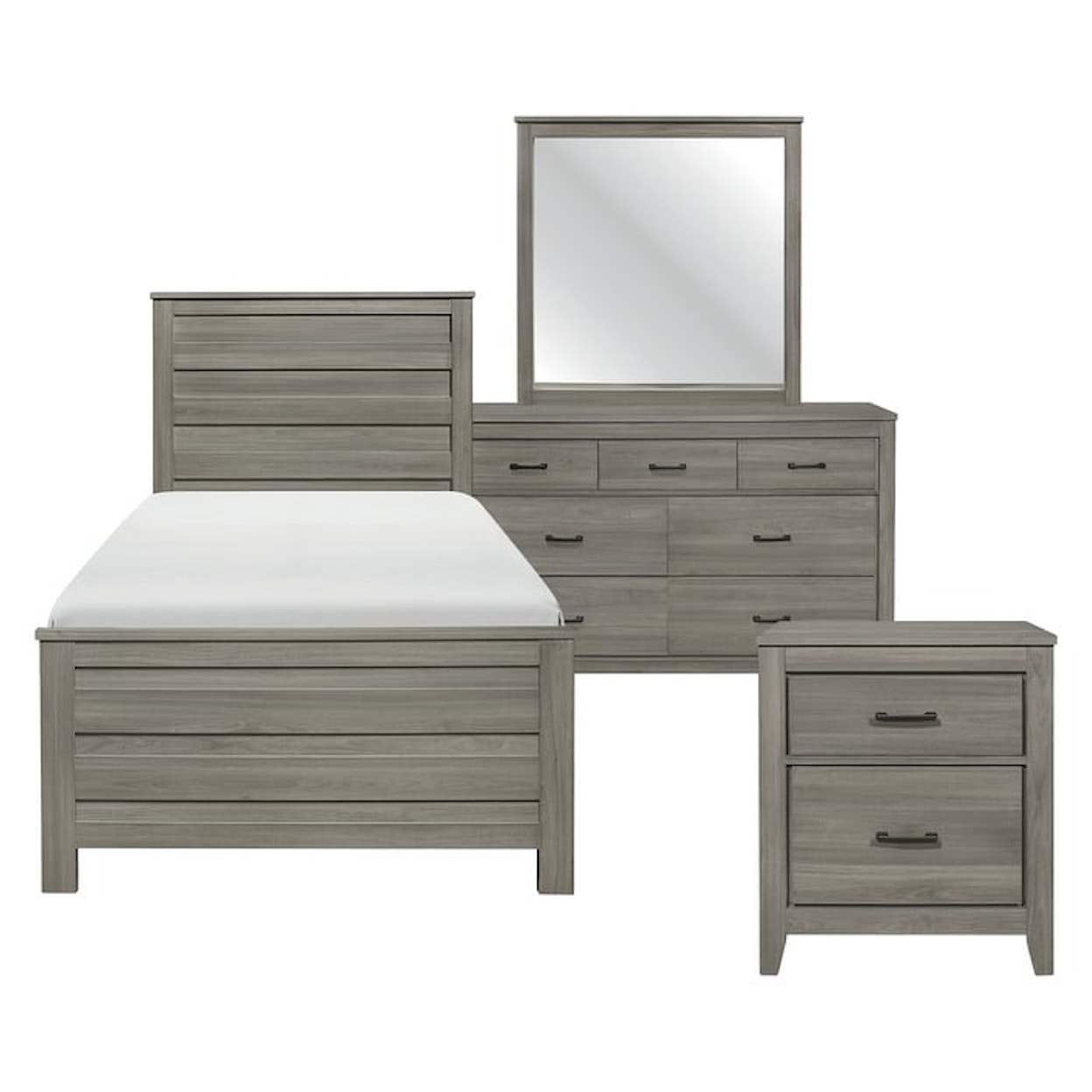 Homelegance Furniture Waldorf 4-Piece Twin Bedroom Set