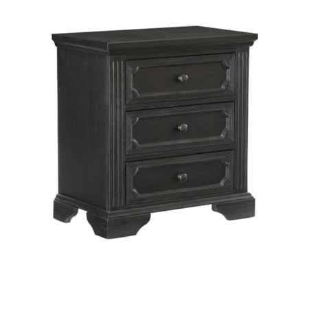 3-Drawer Nightstand
