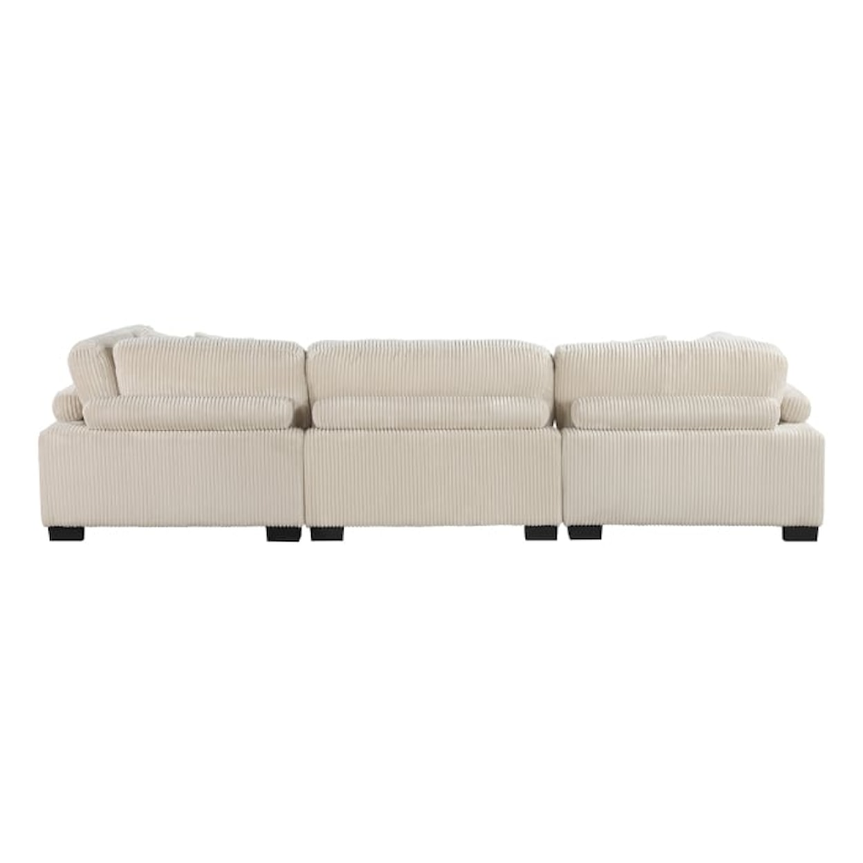 Homelegance Furniture Traverse 4-Piece Modular Sectional with Ottoman