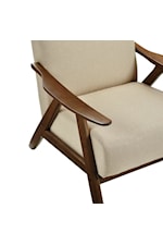 Homelegance Furniture Kalmar Mid-Century Modern Accent Chair with Wood Frame