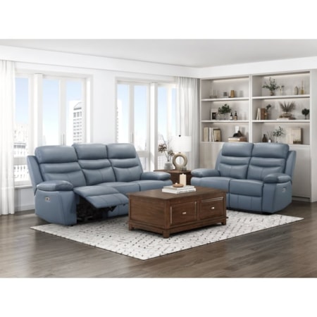 Dual Power Reclining Sofa