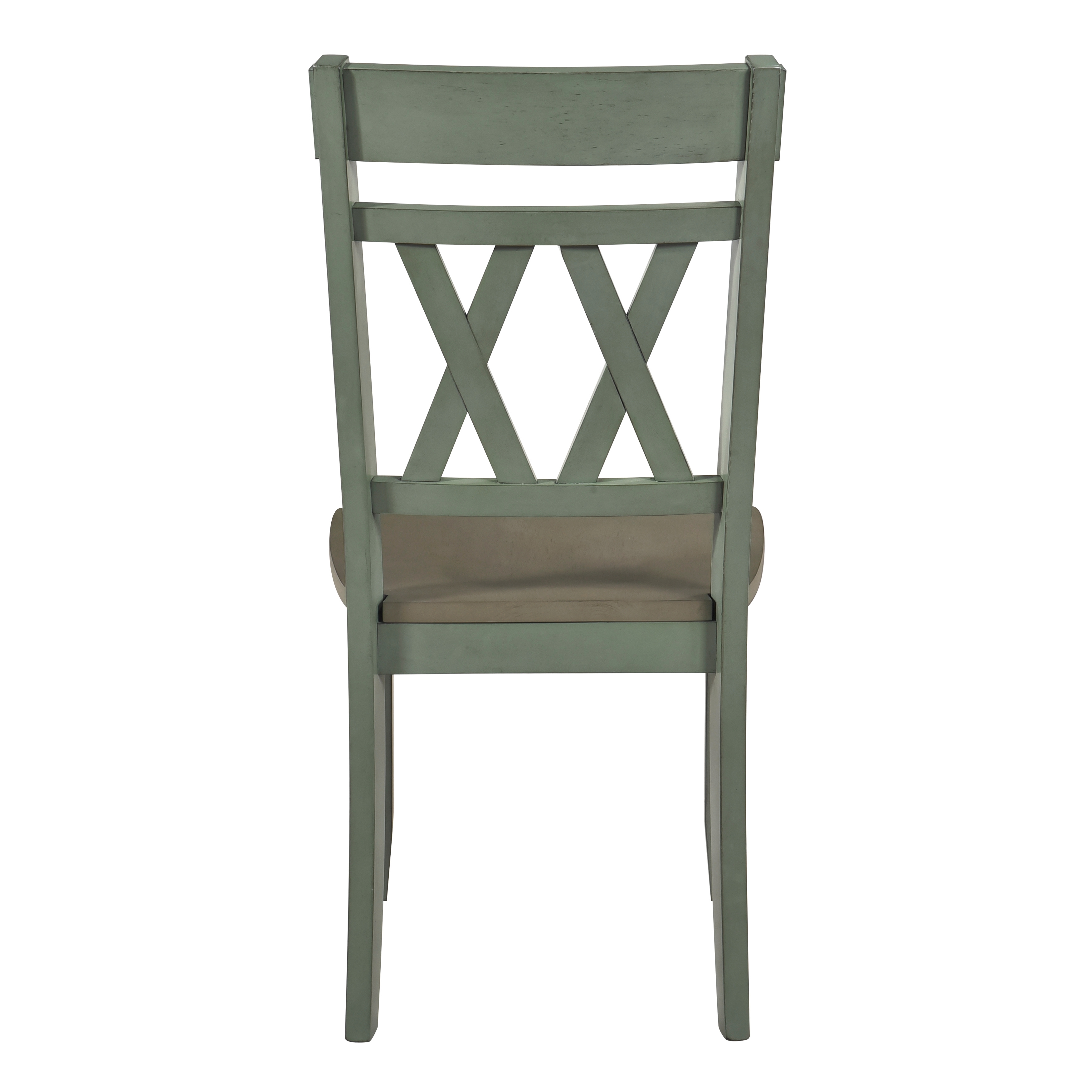 Homelegance Ogden Two-Tone X-Back Dining Side Chair