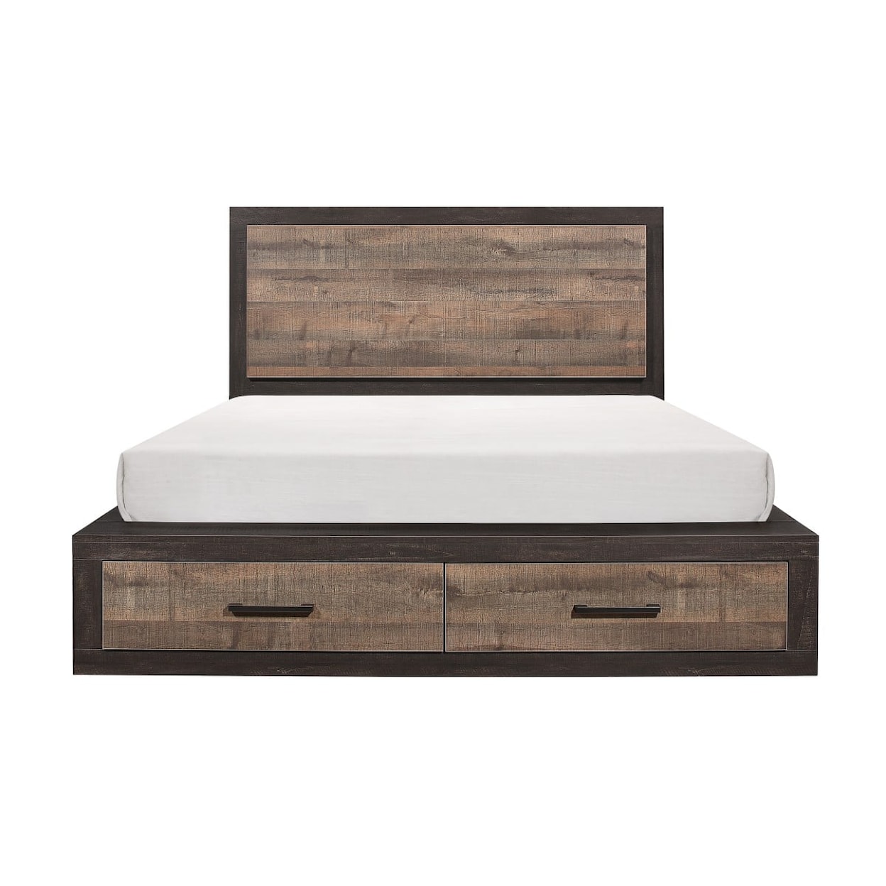 Homelegance Miter California King Bed with Footboard Storage