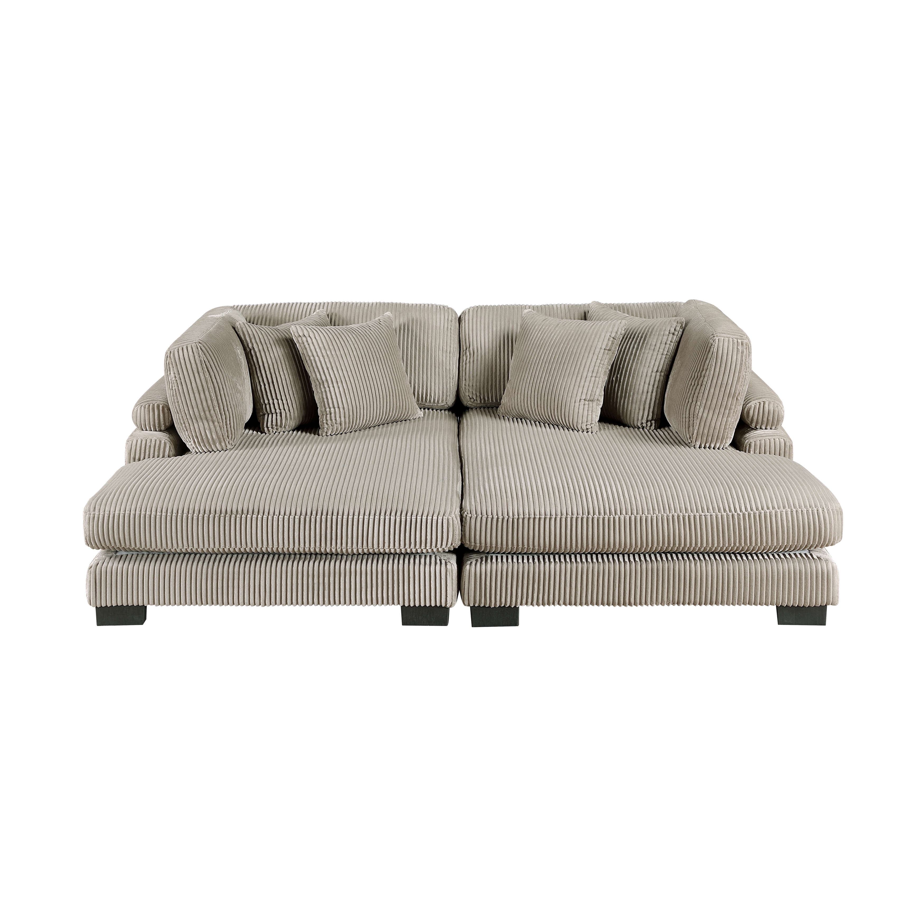 Homelegance Traverse 2-Piece Chaise Lounge Sectional Sofa