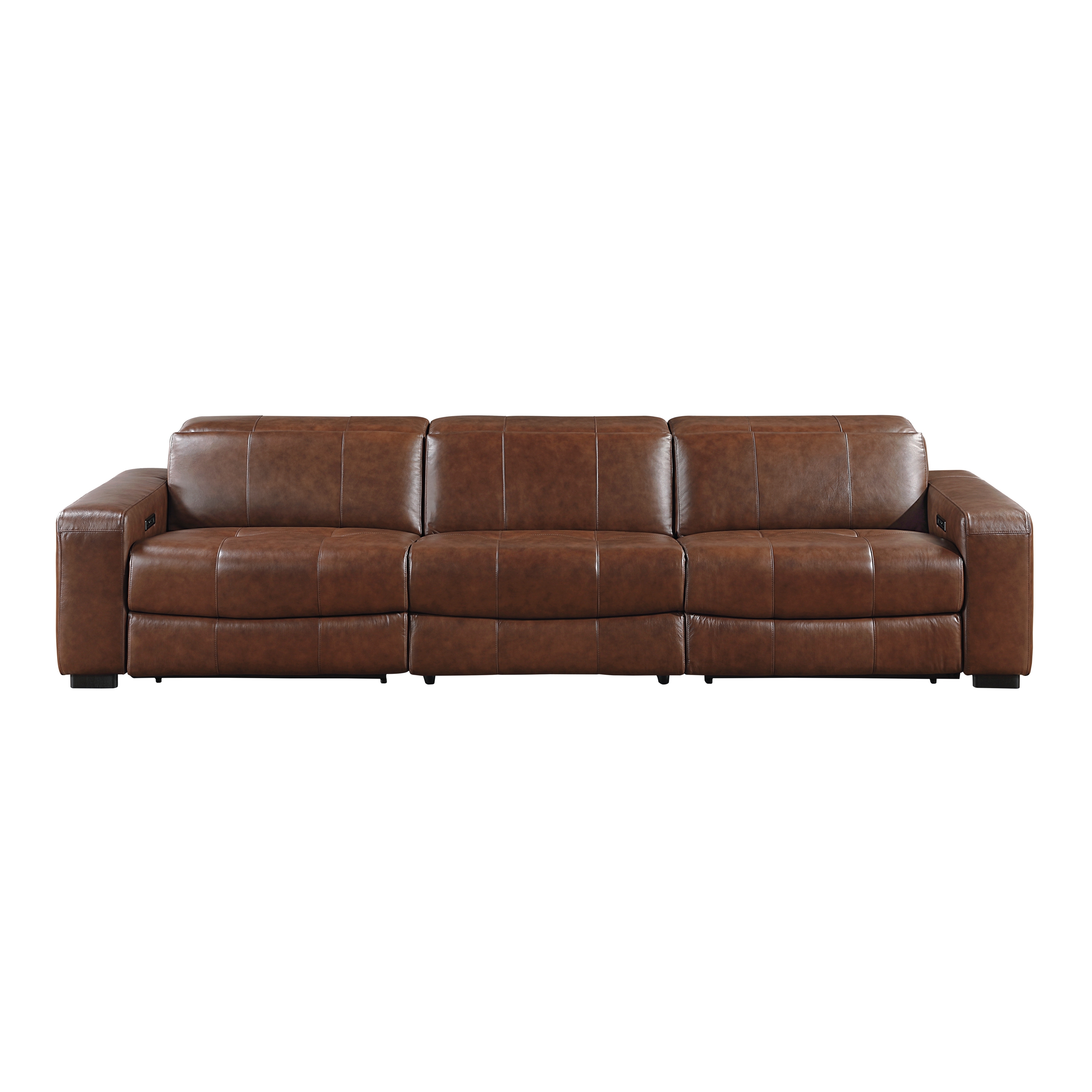 Homelegance Sutton Leather Wall-Hugger Power Reclining Sofa