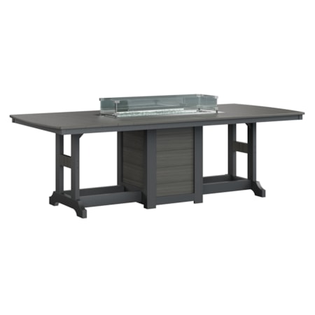 Gc 44X96 Rec Fire Table Bar