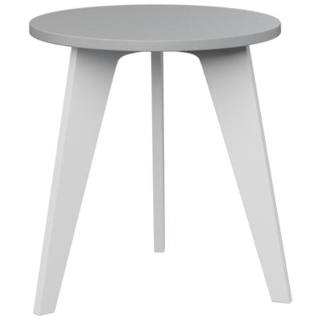 Nordic Round End Table