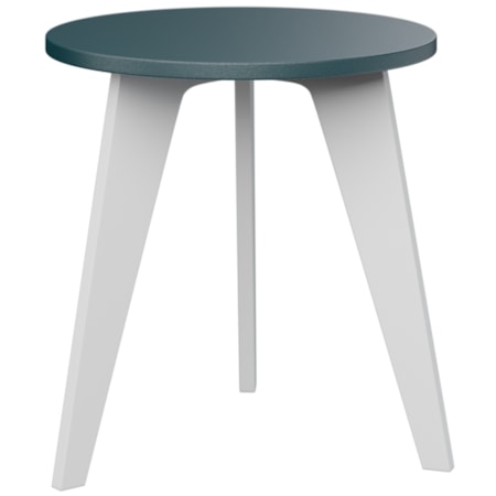Nordic Round End Table