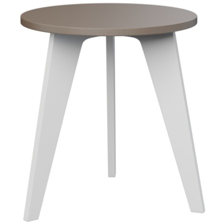 Nordic Round End Table