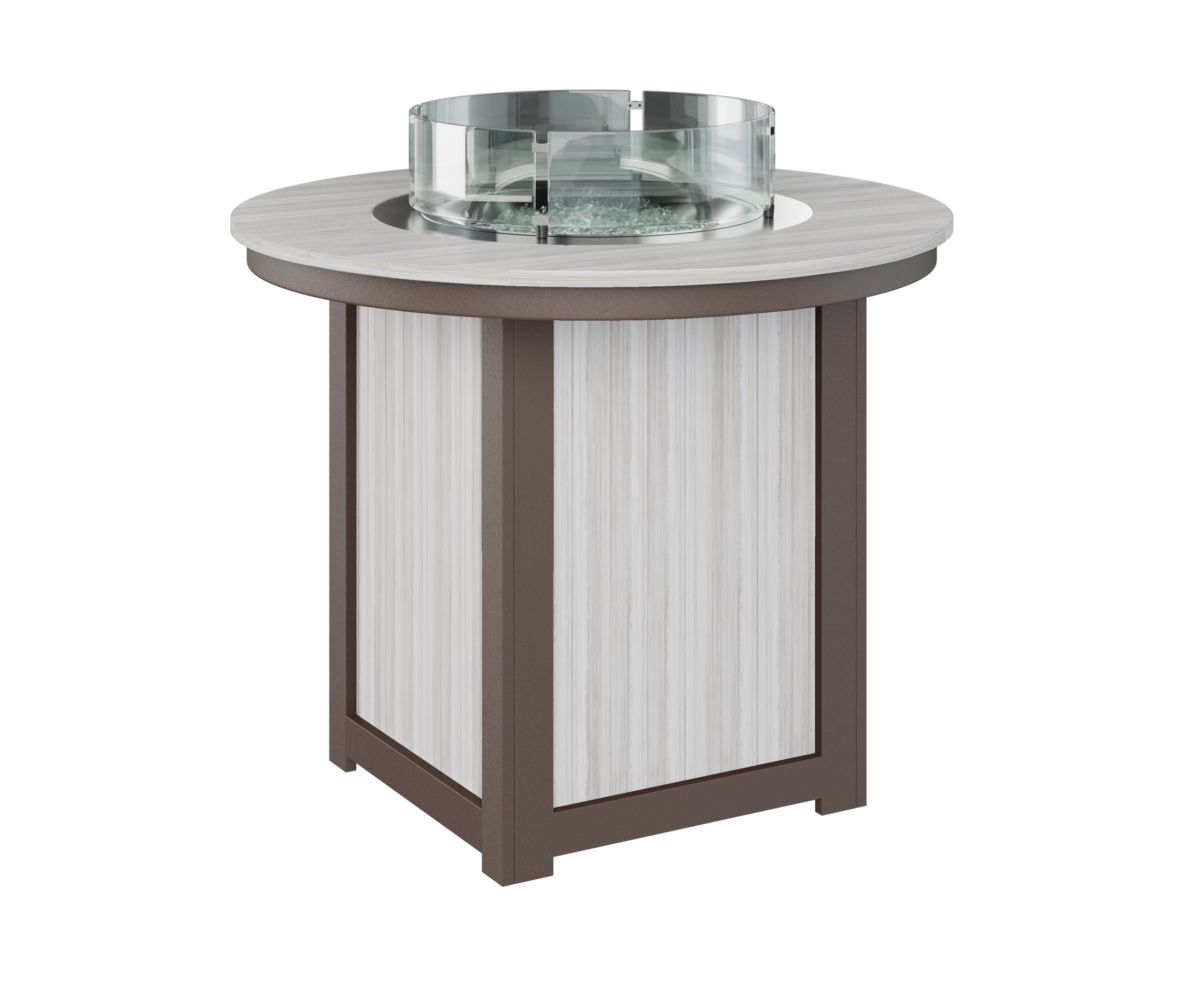 44" Round Counter-Height Fire Table