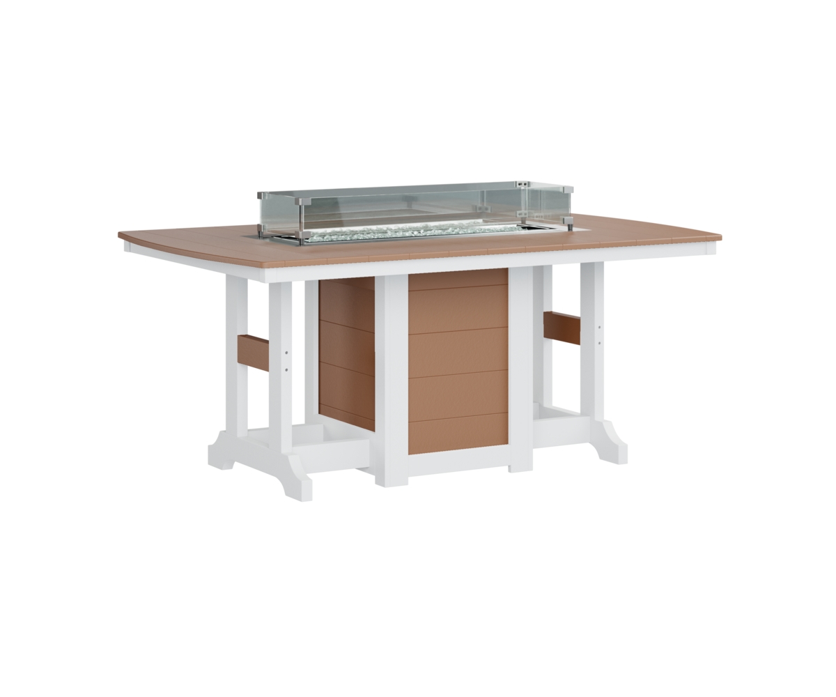 Gc 44X72 Rec Fire Table Dining