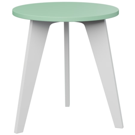 Nordic Round End Table