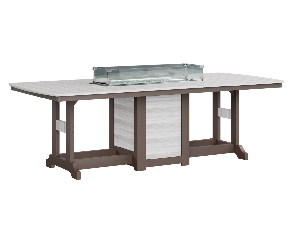 Gc 44X96 Rec Fire Table Dining
