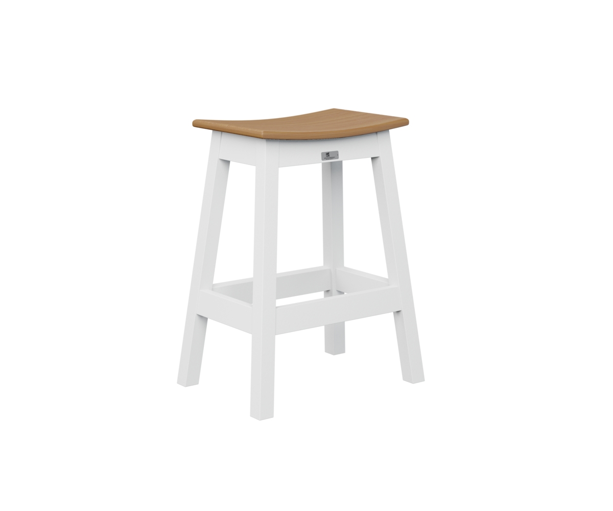 Saddle Counter Stool
