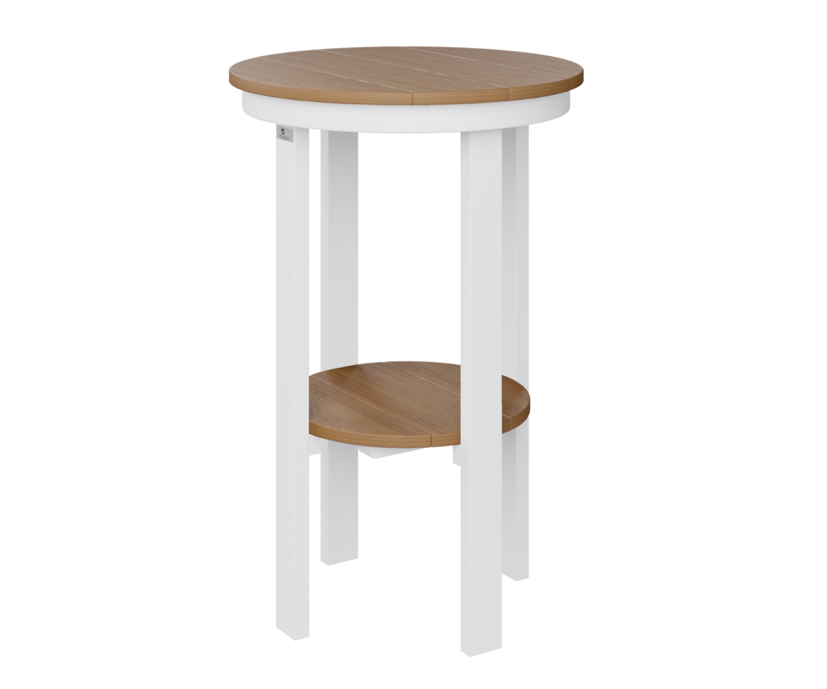 Round End Table Bar