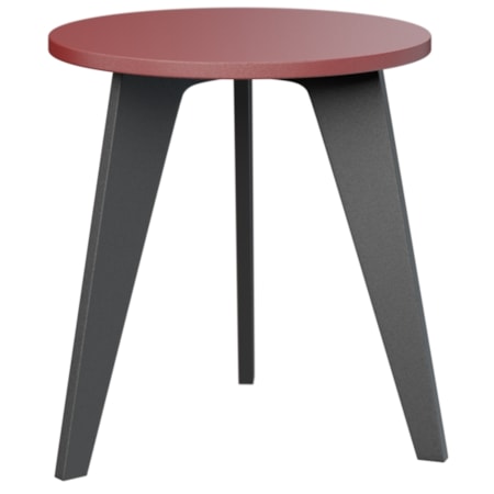 Nordic Round End Table