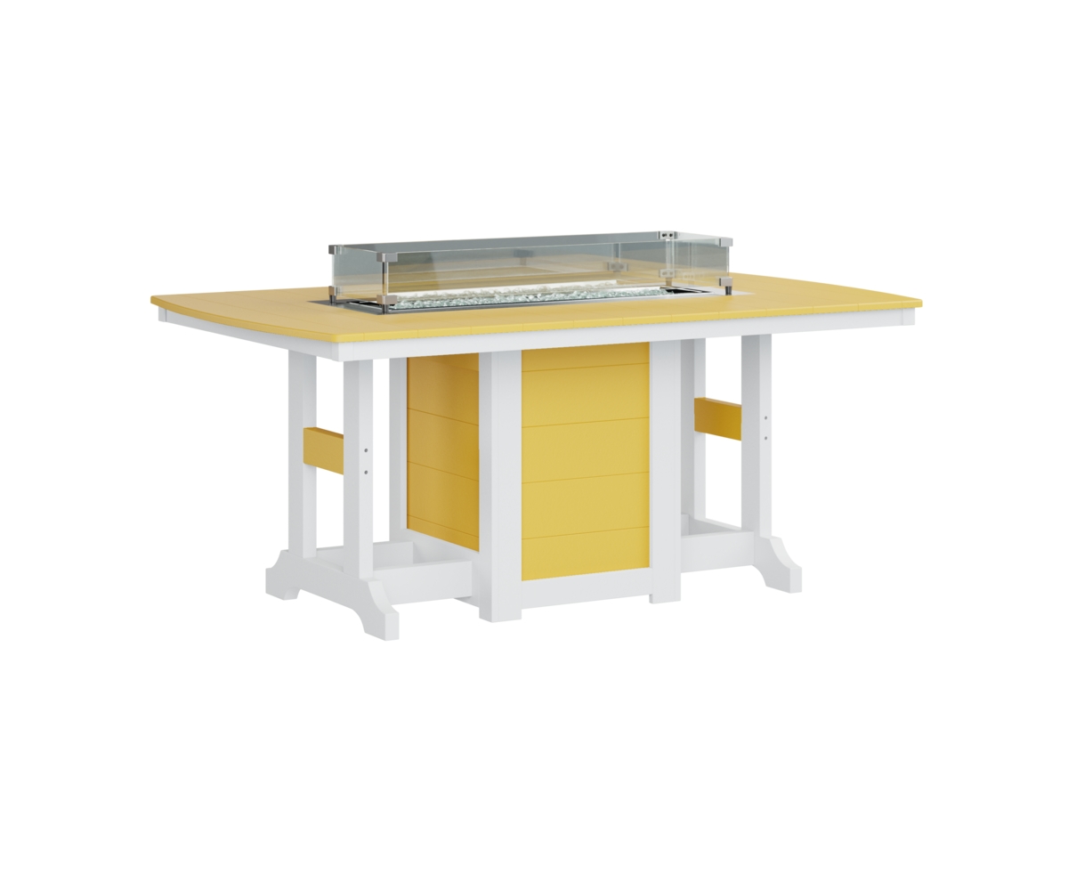 Gc 44X72 Rec Fire Table Dining