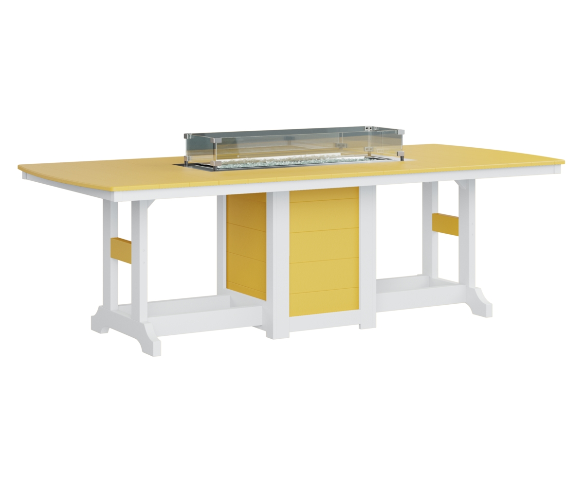 Gc 44X96 Rec Fire Table Dining