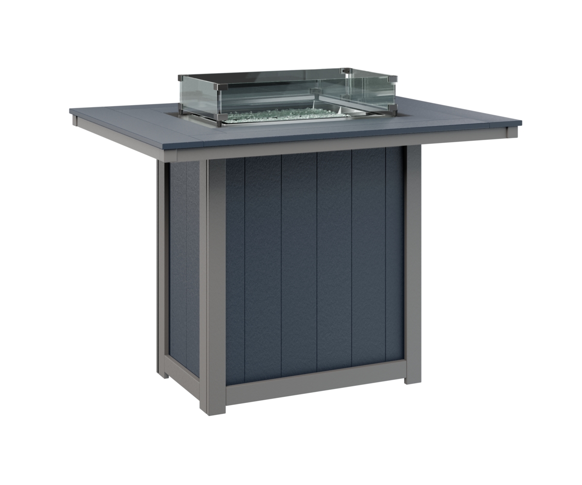 42" x 54" Bar-Height Fire Table