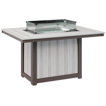 42″ X 54″ Dining Fire Table