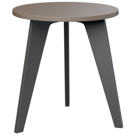 Nordic Round End Table